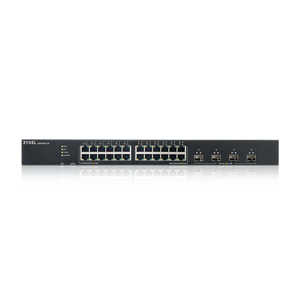 Smart L3 Lite коммутатор Zyxel NebulaFlex XGS1935-28, rack 19", 24xGE, 4xSFP+, бесшумный