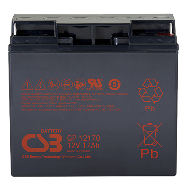 CSB Аккумуляторная батарея для ИБП (12V/17Ah)