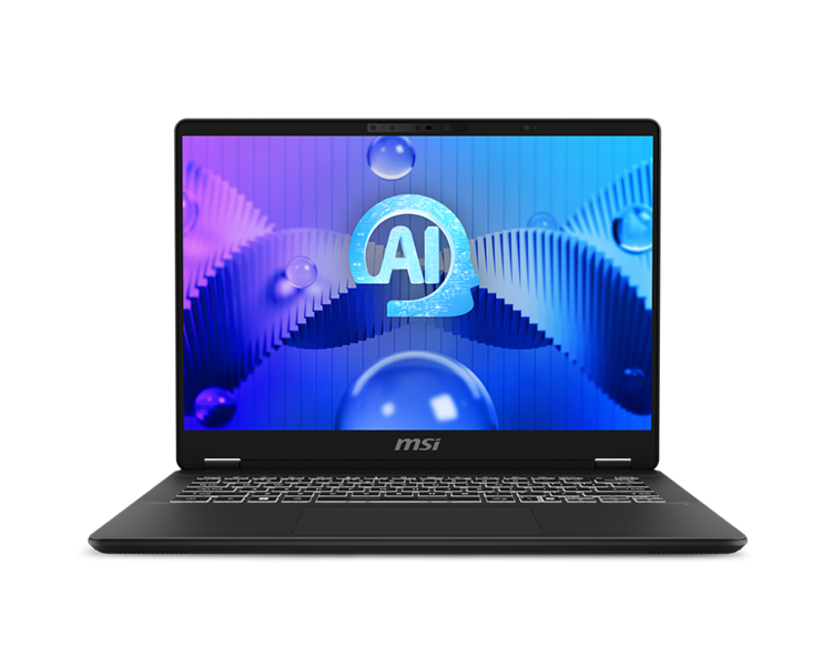 MSI Prestige 14 AI Evo Core Ultra 7 155H 14" 16:10 FHD+ (1920х1200) 400nits, IPS DDR5 16GB (8GB*2), 512Gb SSD, Intel® Arc Graphics,90Whr,1.7kg,Backlit,Win11 Pro,Stellar Gray,KB Eng/Rus