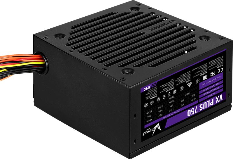 Formula V Line VX PLUS 750, 750W, ATX12V v2.3, 12cm Fan (ex Aerocool)