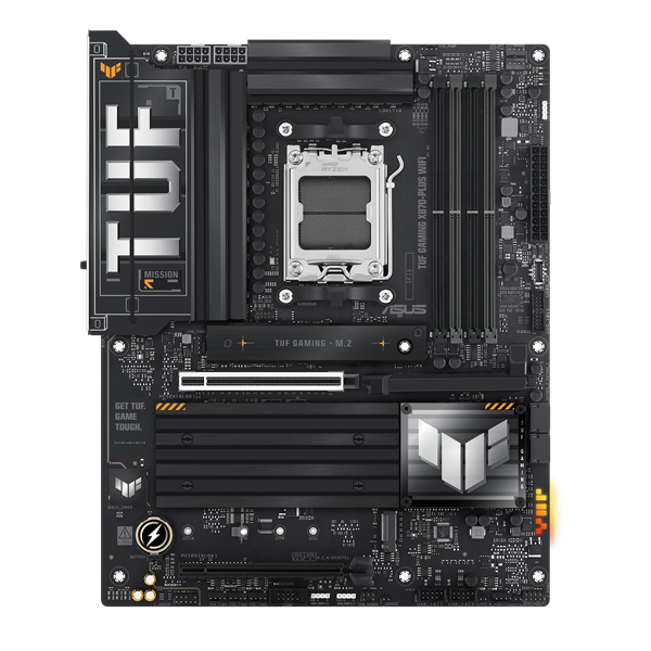 ASUS TUF GAMING X870-PLUS WIFI, AM5, X870, 4*DDR5, 2*SATA, 4*M.2, 1*USB 2.0, 7*USB 3.2, 2*USB4, 2*Type-C, 3*PCIx16, HDMI, ATX; 90MB1IU0-M0EAY0