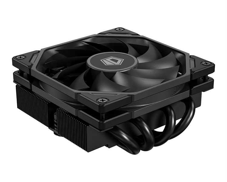 ID-COOLING IS-40-XT BLACK LGA1700/1200/115X/AM5/AM4 низкопрофильный высота 47mm (24шт/кор, TDP 100W, PWM, 4 тепл.трубки прямого контакта, FAN 92mm, черный) BOX