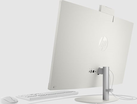 HP 27-cr0154nh Touch 27" FHD(1920x1080) Core i7-1355U, 8GB DDR4 3200 (1x8GB), SSD 512Gb,  Intel Iris XE Graphics, noDVD, eng kbd&mouse wired, HD Webcam,  Shell White, DOS, 1Y Wty