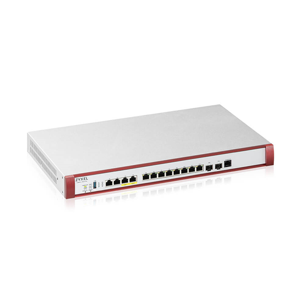 Zyxel USG FLEX 700H с подпиской Gold на 1 год (AV, CF, IDP/DPI, Sandboxing, SecuReporter, Secure Wi-Fi, 520 AP), Rack, 2xSFP+ (LAN/WAN), 2xRJ-45: 1/2.5/5/10G PoE+ (LAN/WAN), 2xRJ-45: