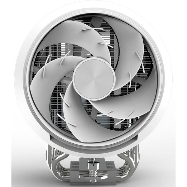 ZALMAN ZET5 WHITE, 5 HEAT PIPES, 4-PIN PWM, 600-2000 RPM, 30.4 DBA MAX, HYDRO BEARING, FULL SOCKET SUPPORT
