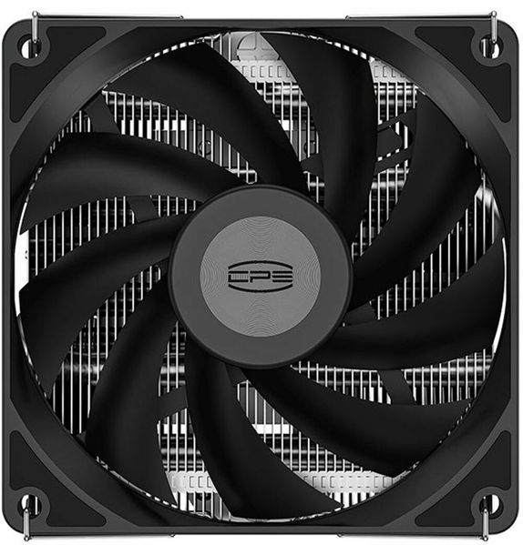 PCCooler RC400-37, Low Profile, 75mm FAN, 4 HEAT PIPES, 4-PIN PWM, 2000-4000 RPM, 39 DBA, FDB BEARING, LGA 1851/1700/1200/115X, AMD AM5/AM4