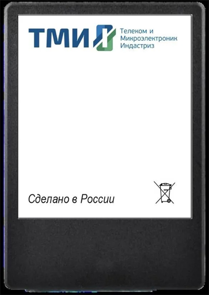 ТМИ SSD 2.5" 1ТБ SATA3 6Gbps, 3D TLC, до R560/W510, IOPS (random 4K) до R66K/W73K, 2521,01 TBW, 3,45 DWPD 2y wty МПТ 27 баллов