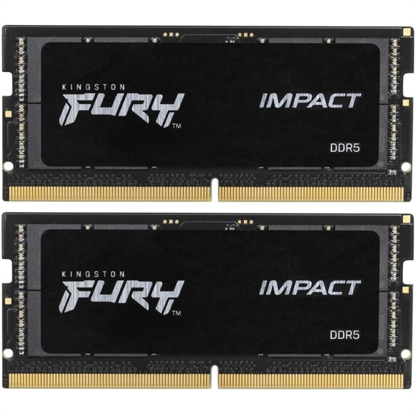 Kingston DDR5 32GB 6400MT/s CL38 1,35V SODIMM kit (2x16GB) FURY Impact PnP