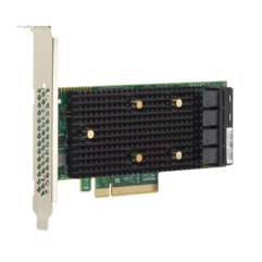 Broadcom Controller 9400-16i (05-50008-00) (PCI-E 3.1 x8, LP, Internal) Tri-Mode SAS/SATA/PCIe(NVMe) 12G, 16port (4*int SFF8643), 1 year