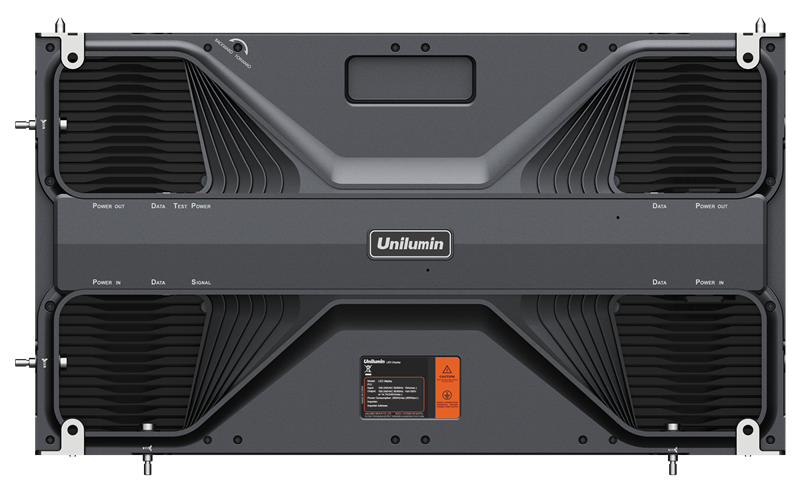 Cabinet Unilumin LED series ULW III indoor. Pixel pitch - 1.56 mm, brightness - 600 cd/m2, dimensions - 600x337,5mm