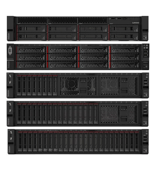 Lenovo ThinkSystem SR655 Rack 2U,1xEPYC 7702P 64C (2.0GHz/200W),16xDIMM DDR4 UP to 2TB,16xSFF SAS/SATA,2x25GbE SFP28,1x1100W,2x2.8m p/c, 7Z01S60900