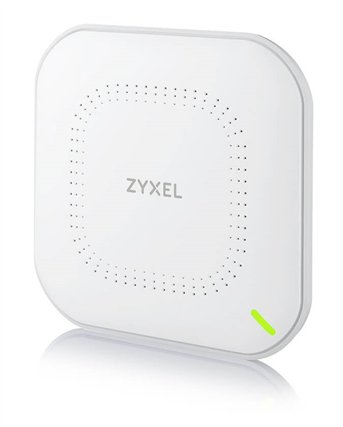 Гибридная точка доступа Zyxel NebulaFlex NWA50AX, WiFi 6, 802.11a/b/g/n/ac/ax (2,4 и 5 ГГц), MU-MIMO, антенны 2x2, до 575+1200 Мбит/с, 1xLAN GE, PoE, без поддержки Captive portal и WPA-Enterprise, защ
