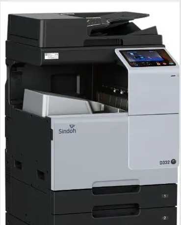 Sindoh D332e ЦВЕТ, принтер/копир/сканер/факс (опция), А3, 28 стр/мин, 1800х600 dpi. Сканер до 55 стр/мин. обязателен выбор опции OT111/D320PB2. Без старт. тонеров, запуск инженером АСЦ