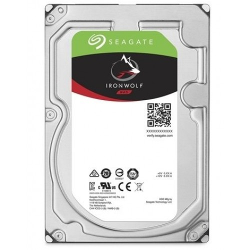 Seagate IronWolf NAS HDD 3.5" SATA 6Tb, 5400 rpm, 256Mb buffer, 512e/4Kn, ST6000VN006, 1 year, (analog ST6000VN001)