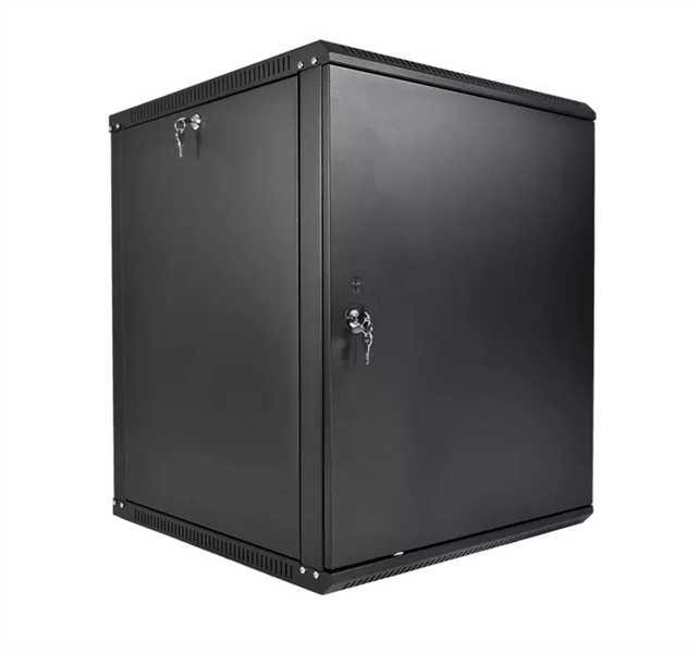 ЦМО Шкаф телекоммуникационный настенный разборный ЭКОНОМ 15U (600  650) дверь металл, цвет черный