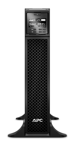 APC Smart-UPS SRT RM, 2200VA/1980W, On-Line, Extended-run, Tower (Rack 2U convertible), Out: 8xC13 2xC19, Black, 1 year warranty