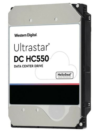 Western Digital Ultrastar DC HС550 HDD 3.5" SATA 18TB, 7200 rpm, 512MB buffer, 512e, (0F38459/0F38467), 1 year