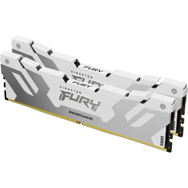 Kingston 32GB 7600MT/s DDR5 CL38 DIMM (Kit of 2) FURY Renegade White XMP