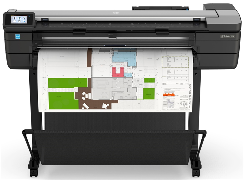 HP DesignJetT830 MFP (p/s/c, 36",4color,2400x1200dpi,1Gb,25sppA1,USB for Flash/GigEth/Wi-Fi,stand,media bin,rollfeed,sheetfeed,tray50 (A3/A4),autocutter,Scanner:600dpi,36x109",repl. F9A30A)
