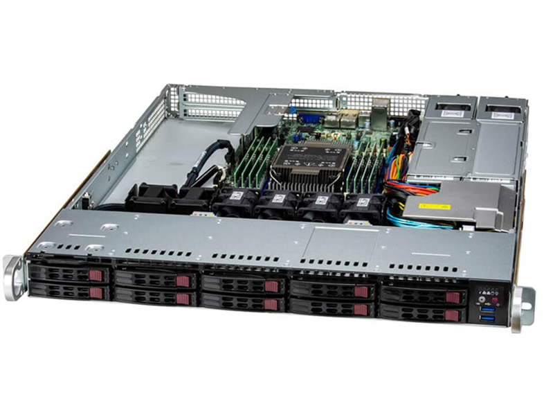 Supermicro SuperServer 1U 111E-WR/ 1x4510/ 1x32Gb/ 1xSSD 960Gb/ 2x1Gb/ SFT-DCMS-SINGLE/ 1st config