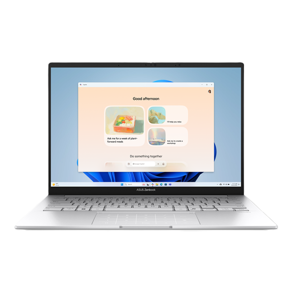 ASUS Zenbook 14 UX3405CA-QL573 Intel Core Ultra 5 225H/LPDDR5X 16GB/1TB SSD/Intel Arc Graphics/14" OLED  (1920 x 1200) WUXGA Touch ,WiFi 7+BT 5.4/Without OS /1.20 kg /Foggy Silver