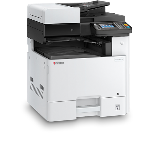 Kyocera M8124cidn(Азия, аналог 1102P43NL0)P/C/S,А3,24/12(A4/A3),1200x1200 dpi, 1,5 Гб, USB 2.0, Network,лоток 500 л., Duplex, базовый 3000/1500(BK/CMY) орг. тонер Tk-8110)+купить вилку питания RPC-186