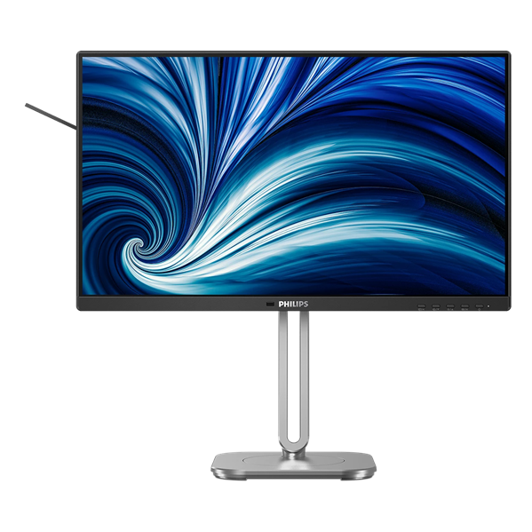 23,8" Philips 24B2N4200  1920x1080, WLED, 16:9, IPS, 300cd, 1500:1, 4ms, 178/178, VGA, HDMI, DP, USB Hub, Speakers, 120Hz, Tilt, HAS, Swivel, Pivot, Internal, VESA, Black, 3y