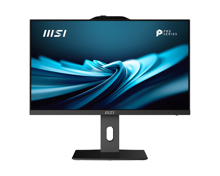 MSI Pro AP242P 14M AIO 23.8" FHD(1920x1080)IPS AG Non-touch, Сore i5-14400 (2.5GHz), 8Gb DDR5(1x8Gb), 512Gb SSD m.2, Intel UHD, WiFi+BT, Camera, Wireless keyboard&Mouse, NoOS, 1y war-ty, Black
