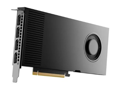 Nvidia RTX 4000 Ada Generation, 20GB GDDR6 with ECC, 4x DisplayPort 1.4a, 130W