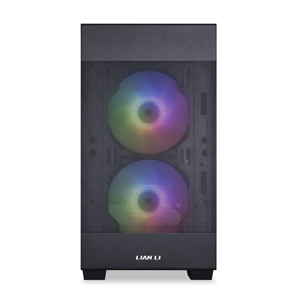LIAN LI Lancool 205M Mesh Black,  Medium Case: Micro ATX/Mini-ITX, 2xUSB 3.0, 2xAudio, Included Fans: 2x140mm ARGB PWM