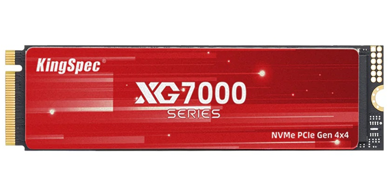 KingSpec SSD 512GB M.2 2280 PCIe 4.0 x4 NVMe R7200/W4400MB/s 3D TLC MTBF 1M 300TBW