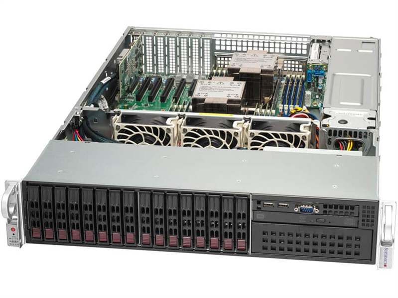Supermicro SuperServer 2U 221P-C9R noCPU(2)4th Gen Xeon Scalable(MCC Carrier)/TDP 300W/no DIMM(16)/3908HW HDD(8)SFF+SATARAID HDD(8)SFF/2xM.2 NVMe 5xLP/2x1GbE/2x1200W