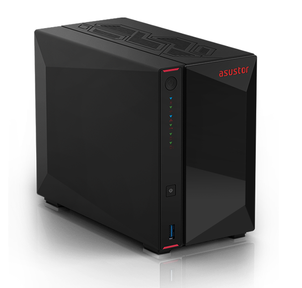 ASUSTOR AS5402T 2-Bay NAS/Media player/Intel Celeron N5105 2.0GHz up to 2.9GHz, 4GB SO-DIMM DDR4, noHDD(HDD,SSD),/2x 2,5Gb (LAN)/3xUSB3.2,HDMI