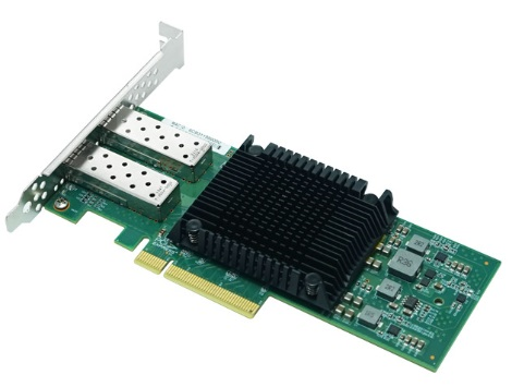 LR-Link NIC PCIe 4.0 x8, 2 x 25G SFP28, Intel E810-XXVDA2 chipset (FH+LP)