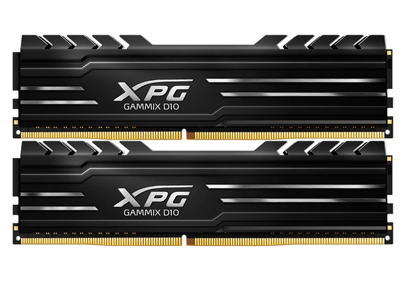 ADATA GAMMIX D10 DDR4 DIMM 16GB 3600MHz 2*8GB 18-22-22 1.35V BLACK DUAL COLOR BOX