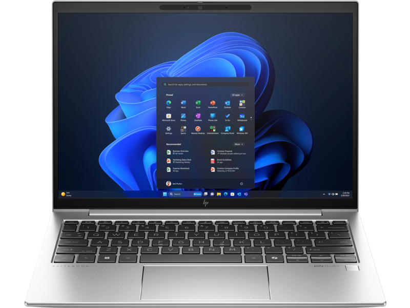 HP EliteBook 830 G11 Intel Core Ultra7-155U,13.3" WUXGA (1920x1200) IPS 400cd AG,16Gb DDR5-6400MHz,512Gb SSD NVMe,56Wh,FPS,ENG/RU Backlit Kbd,1.29kg,Silver,2y,Win11Pro