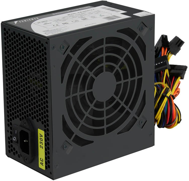Powerman Power Supply  500W  PM-500ATX-F Black (12cm fan)