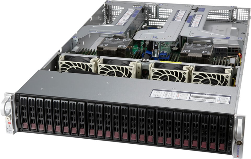 Supermicro Ultra SuperServer 2U 220U-TNR noCPU(2)3rd Gen Scalable/TDP 270W/no DIMM(32)/8 NVMe+ 16 SATA(CBL-KIT-220U-TNR-8)/2x10GbE/2 PCIEx8, 1 PCIEx16(2UR68G4-I2XT)/2x1600W/SFT-OOB-LIC