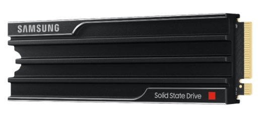 SSD M.2 (PCI-E NVMe 2.0 Gen 5.0 x4) 4Tb Samsung 9100 PRO (R14800/W13400MB/s) with Heatsink, 1year