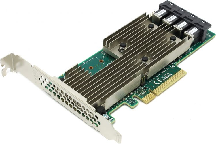 Broadcom Controller 9305-16i (PCI-E 3.0 x8, LP) SAS/SATA 12G, Non-RAID -до 1024, 16port (4*intSFF8643), каб. отдельно, 1 year