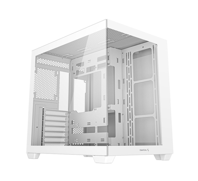 Deepcool CG530 WH без БП, боковое окно (панорама), белый, ATX (R-CG530-WHNDA0-G-1)