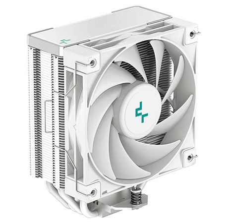 DEEPCOOL AK400 WH LGA1700/1200/115X/AM5/AM4 (18шт/кор, TDP 220W, PWM, Fan 120mm, 4 тепл. Трубки, белый) RET (R-AK400-WHNNMN-G-1)