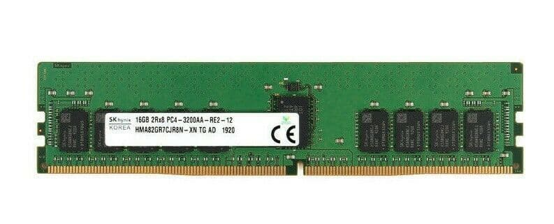 Hynix DDR4  16GB RDIMM (PC4-25600) 3200MHz ECC Registered 1.2V, 1 year, OEM