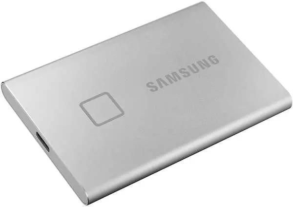 SSD Samsung T7 External 500Gb SILVER USB 3.2 (MU-PC500S/WW ) 1year