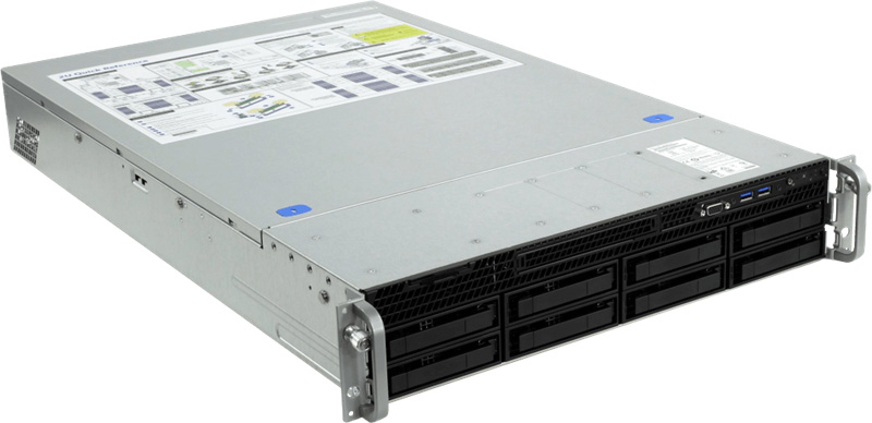 YADRO 2U X2-200/2x6246/8x3.5/2.5 SAS/SATA/no DIMM(24)/2x10Gbe/2x1300W/2x1,5m C13-C14/Rails/1YWty9x5