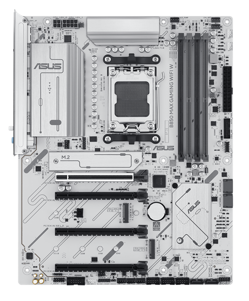 ASUS B850 MAX GAMING WIFI W, AM5, B850, 4*DDR5,  4*SATA, 3*M.2, 5*USB 3.2, 2*USB 2.0, Type-C, 5*PCIx16, DP+HDMI, ATX; 90MB1M10-M0EAY0