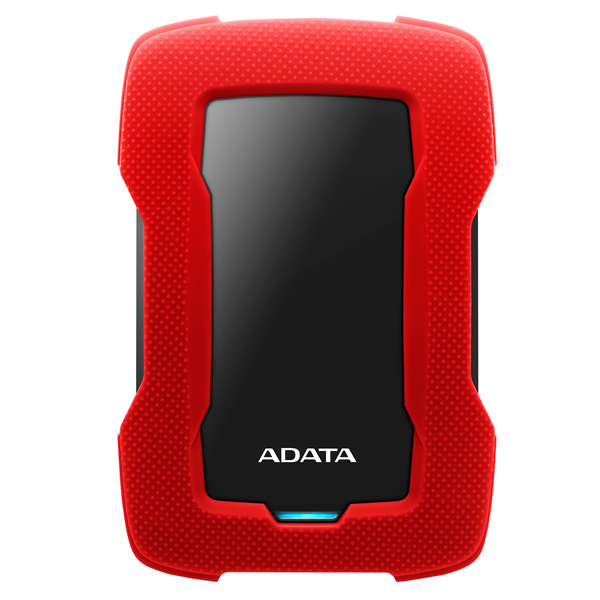 Внешний HDD 1TB USB 3.2 Gen 1 (USB 5Gbps) COLOR BOX красный