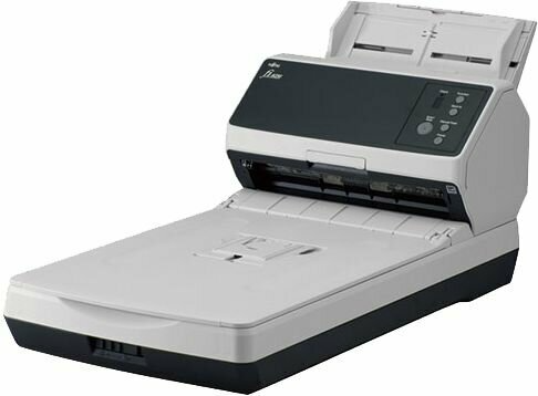 Ricoh scanner fi-8250 Сканер уровня рабочей группы, 50 стр/мин, 100 изобр/мин, А4, двустороннее устройство АПД и планшетный блок, USB 3.2, светодиодная подсветка замена Fujitsu fi-7240