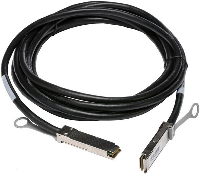 FiberTrade Кабель прямого подключения FT-QSFP+CabP-AWG26-2 (40G, 26AWG витая пара, QSFP+, 2м)