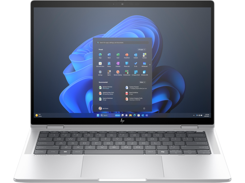 HP EliteBook x360 1040 G11 Core Ultra7-155H,14" WUXGA (1920x1200) TouchScreen 400cd IR LP LBL ALS ACS ToF AG,16Gb LPDDR5x-7500(DC),512Gb SSD NVMe,68Wh,Al Case,ENG/RU Kbd Bl,FPS,1.39kg,2y,Win11Pro